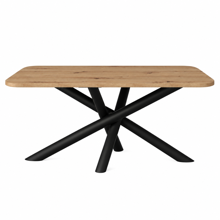 Table à manger AMALFI 185 × 90 cm – Chêne artisan – studio nuveria