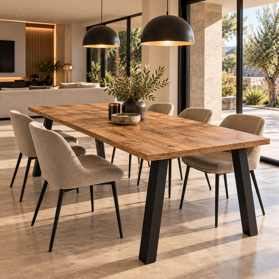 Table à manger TORINO 185 × 90 cm – Chêne Lancelot – studio nuveria