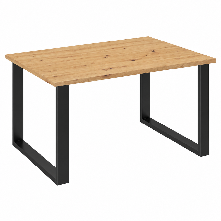 Table à manger MONZA 138 × 90 cm – Chêne artisan – studio nuveria
