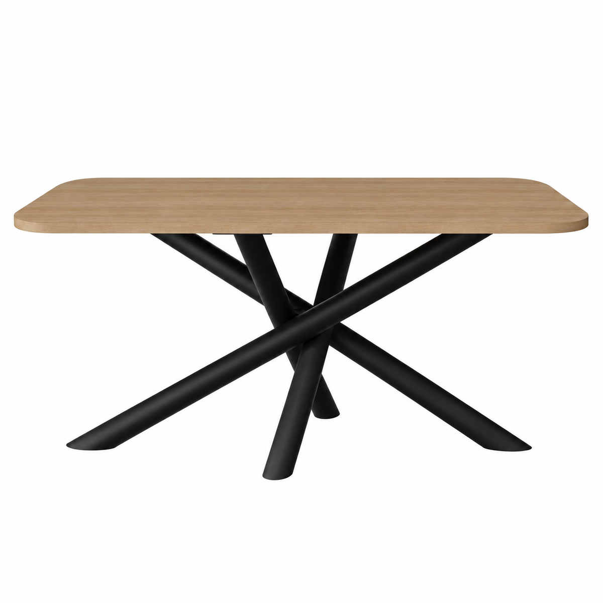 Table à manger AMALFI 185 × 90 cm – Chêne clair – studio nuveria