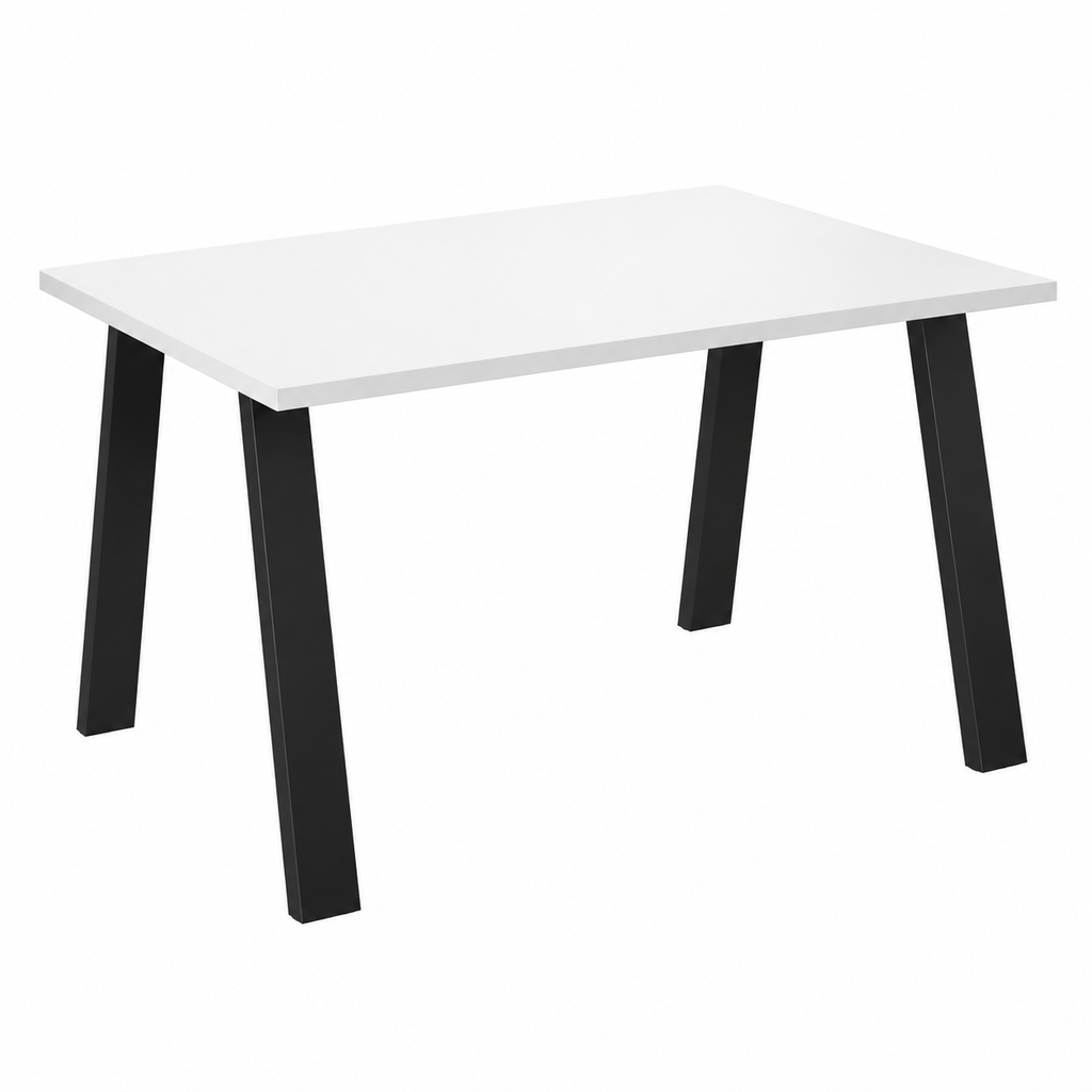 Table à manger TORINO 138 × 90 cm – Blanc – studio nuveria