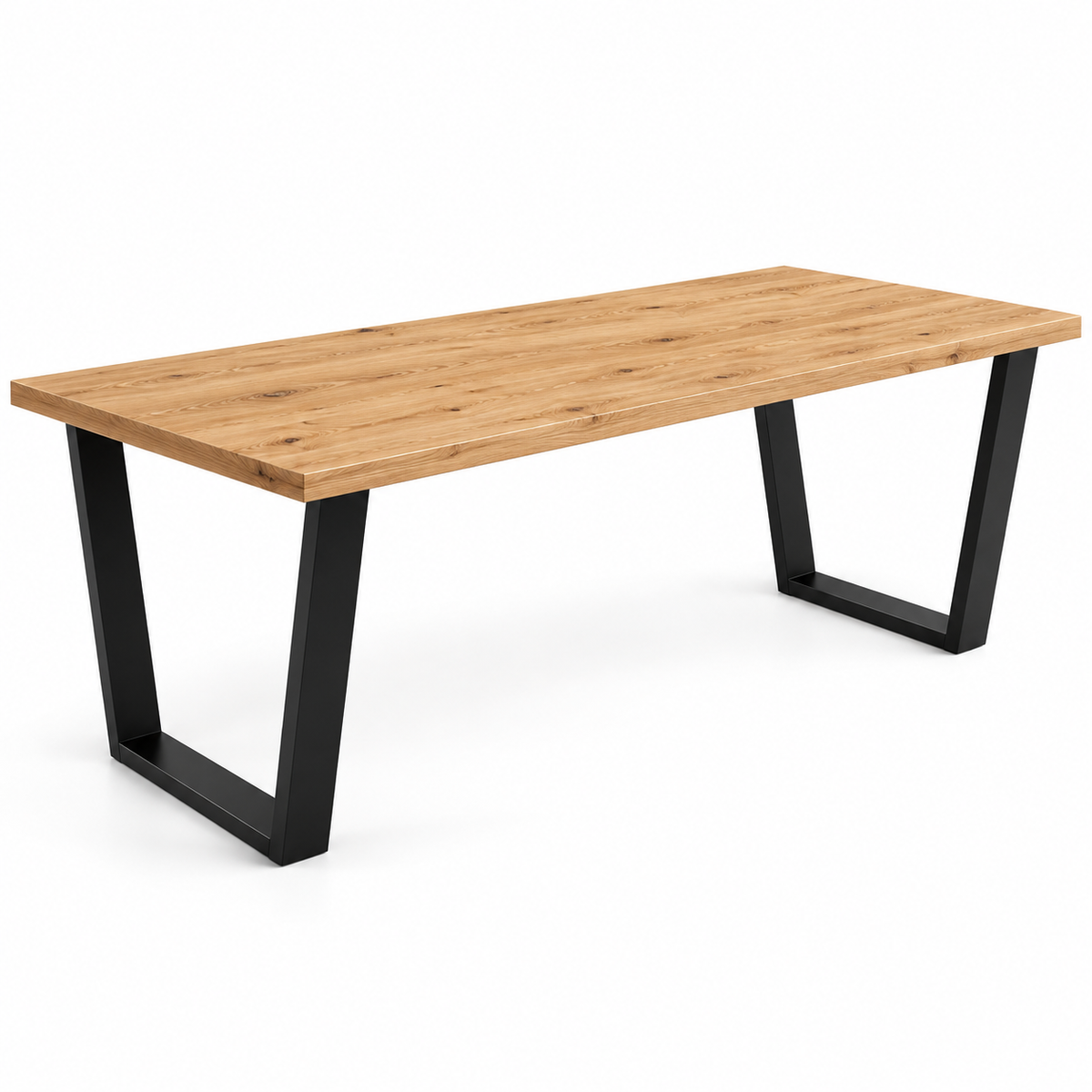 Table à manger PARMA 185 × 90 cm – Chêne artisan – studio nuveria