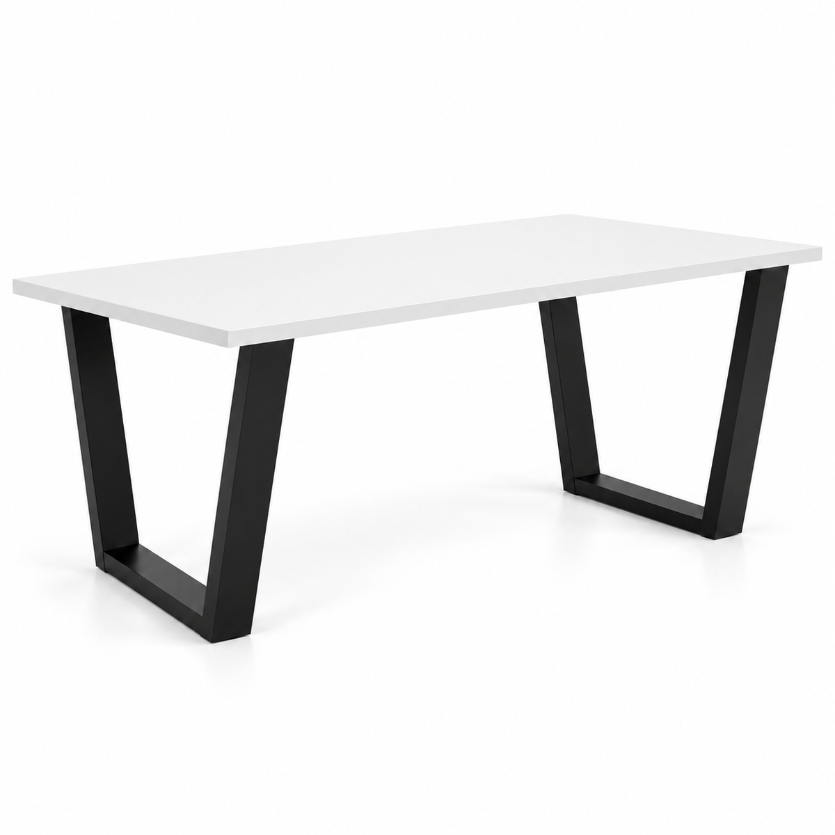 Table à manger PARMA 138 × 90 cm – Blanc – studio nuveria