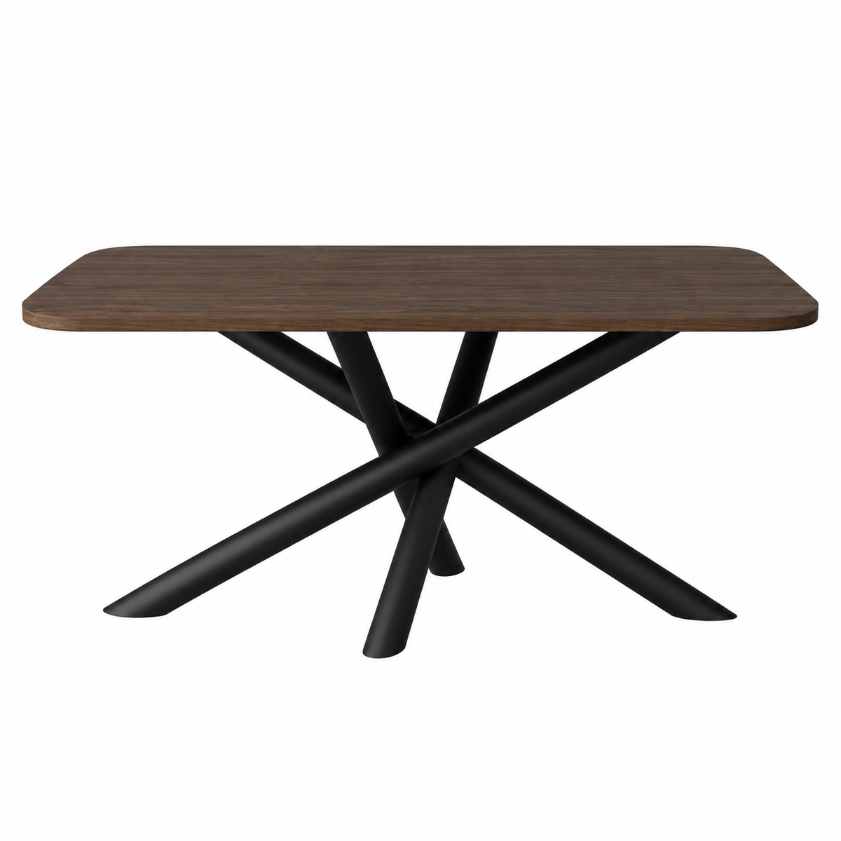 Table à manger AMALFI 185 × 90 cm – Noyer – studio nuveria