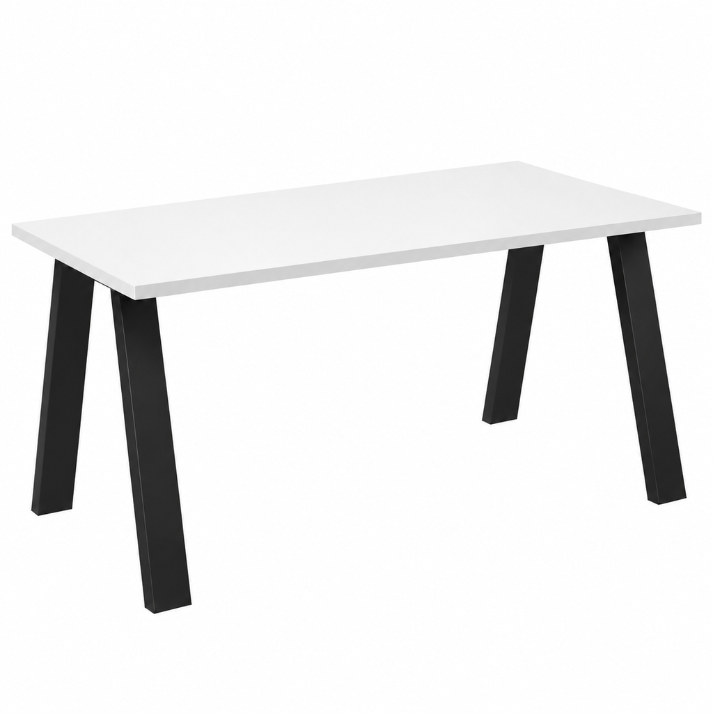 Table à manger TORINO 185 × 67 cm – Blanc – studio nuveria