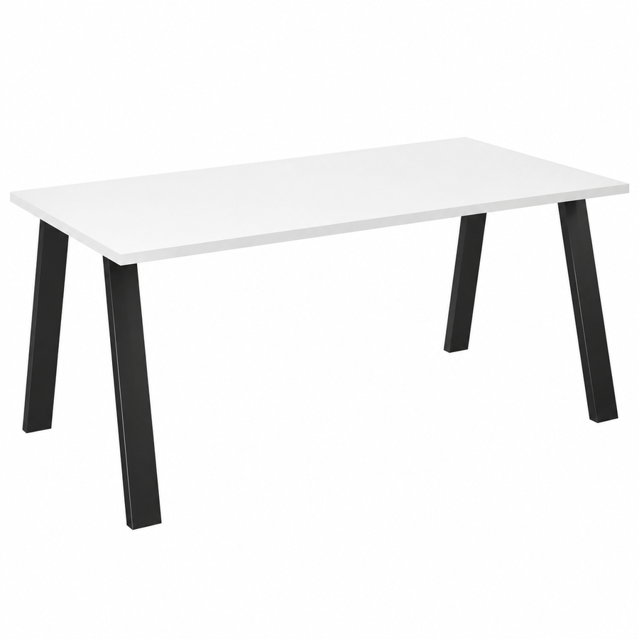 Table à manger TORINO 185 × 90 cm – Blanc – studio nuveria