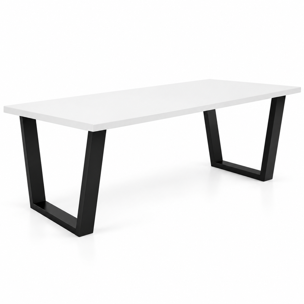 Table à manger PARMA 185 × 90 cm – Blanc – studio nuveria