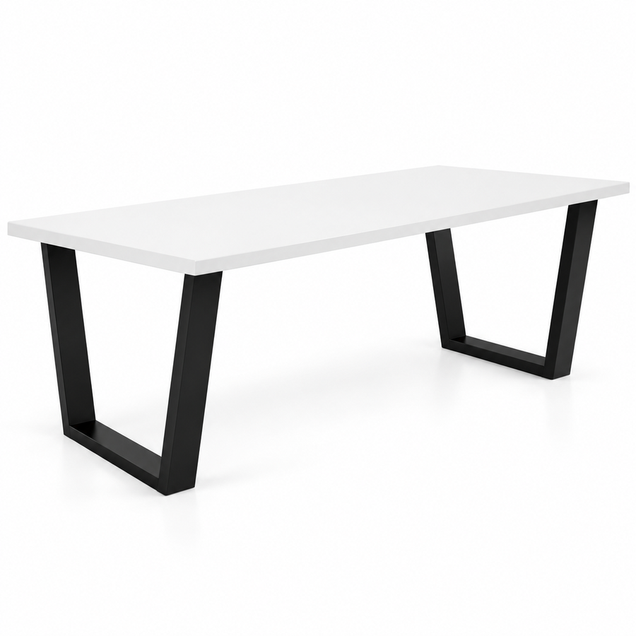 Table à manger PARMA 185 × 90 cm – Blanc – studio nuveria