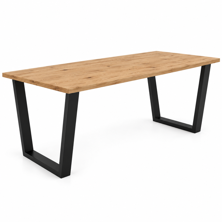 Table à manger PARMA 138 × 90 cm – Chêne artisan – studio nuveria
