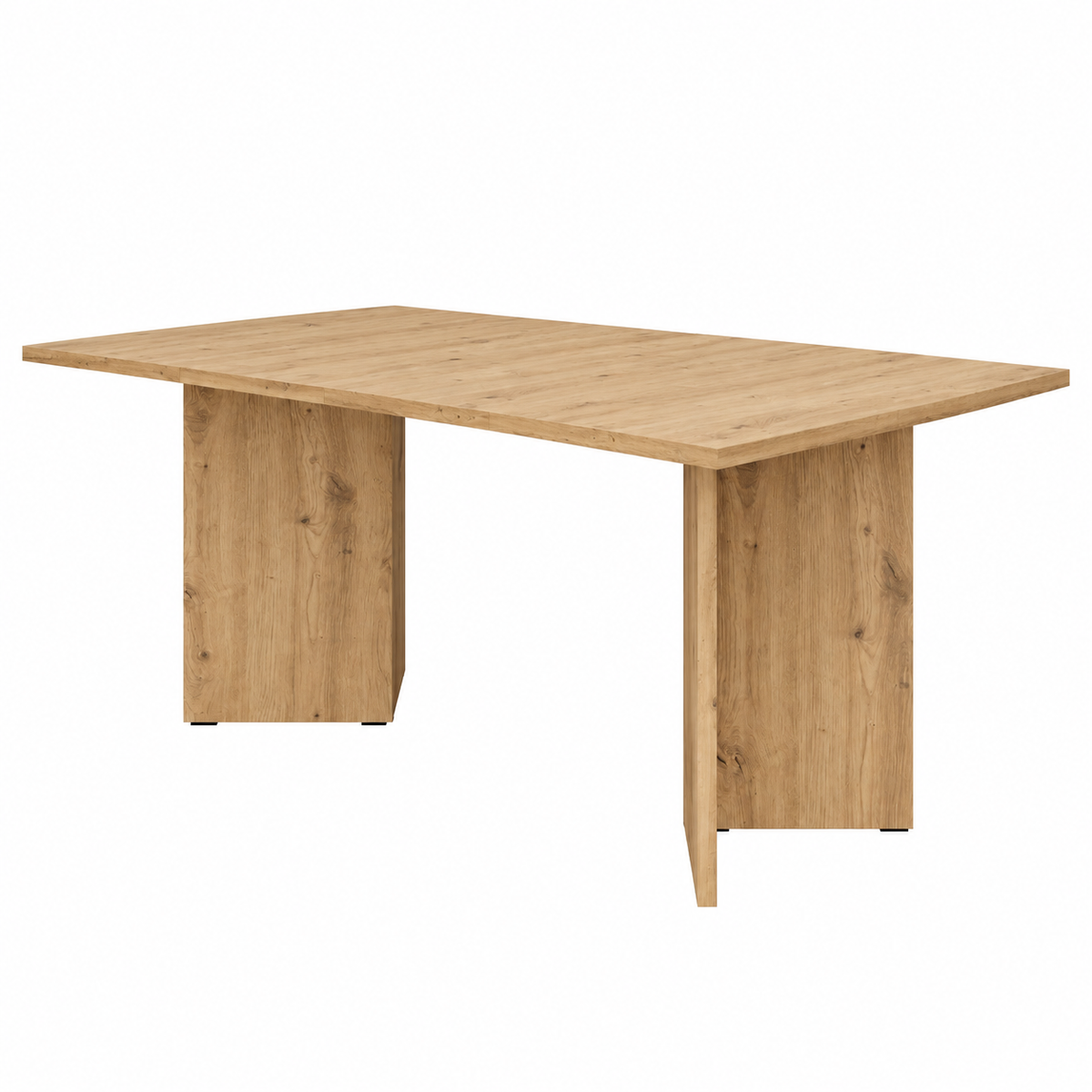 Table extensible TREVI 100 à 188 cm – Chêne artisan – studio nuveria