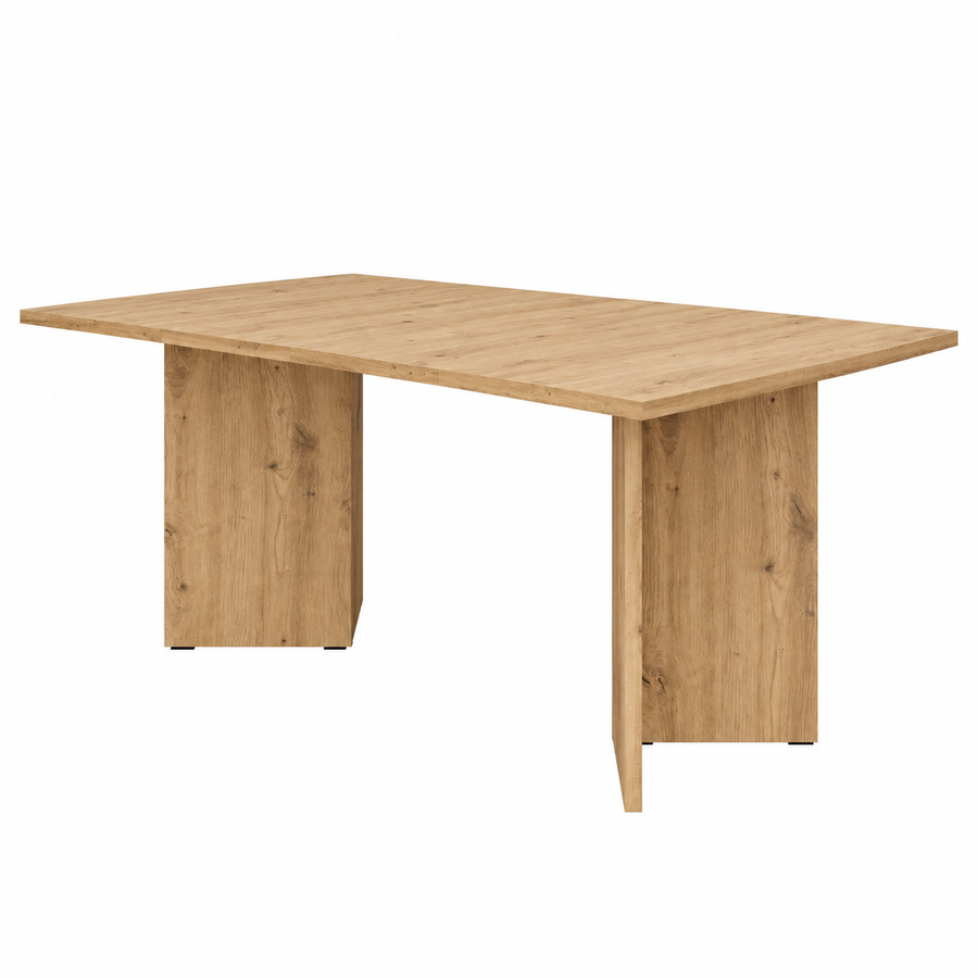 Table extensible TREVI 100 à 188 cm – Chêne artisan – studio nuveria
