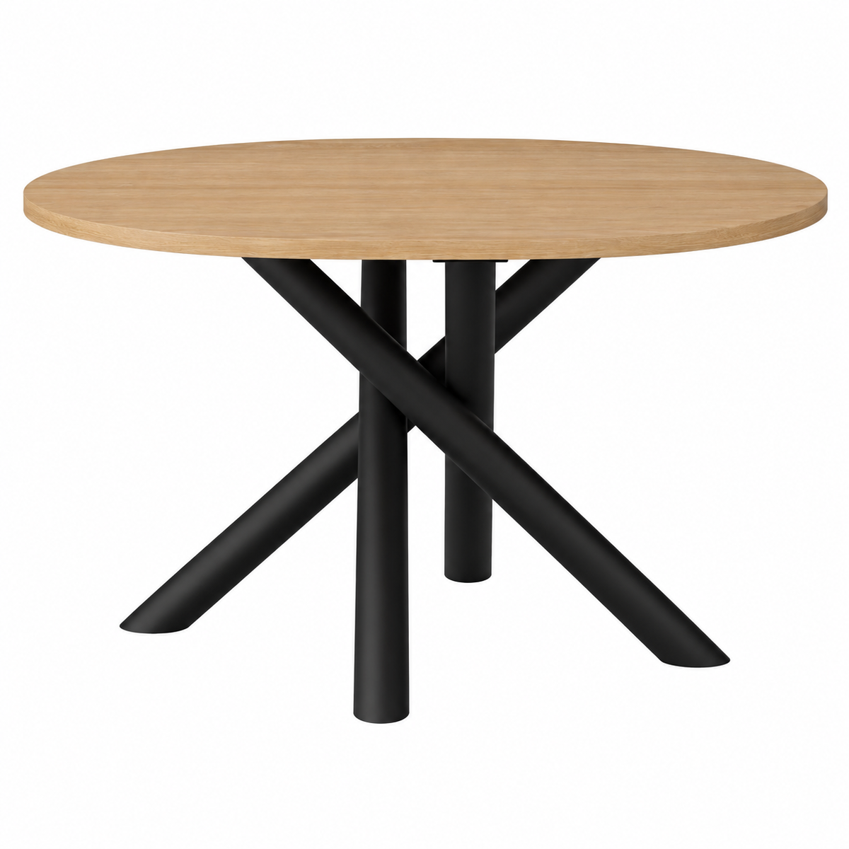 Table ovale AMALFI 138 × 100 cm – Chêne clair – studio nuveria