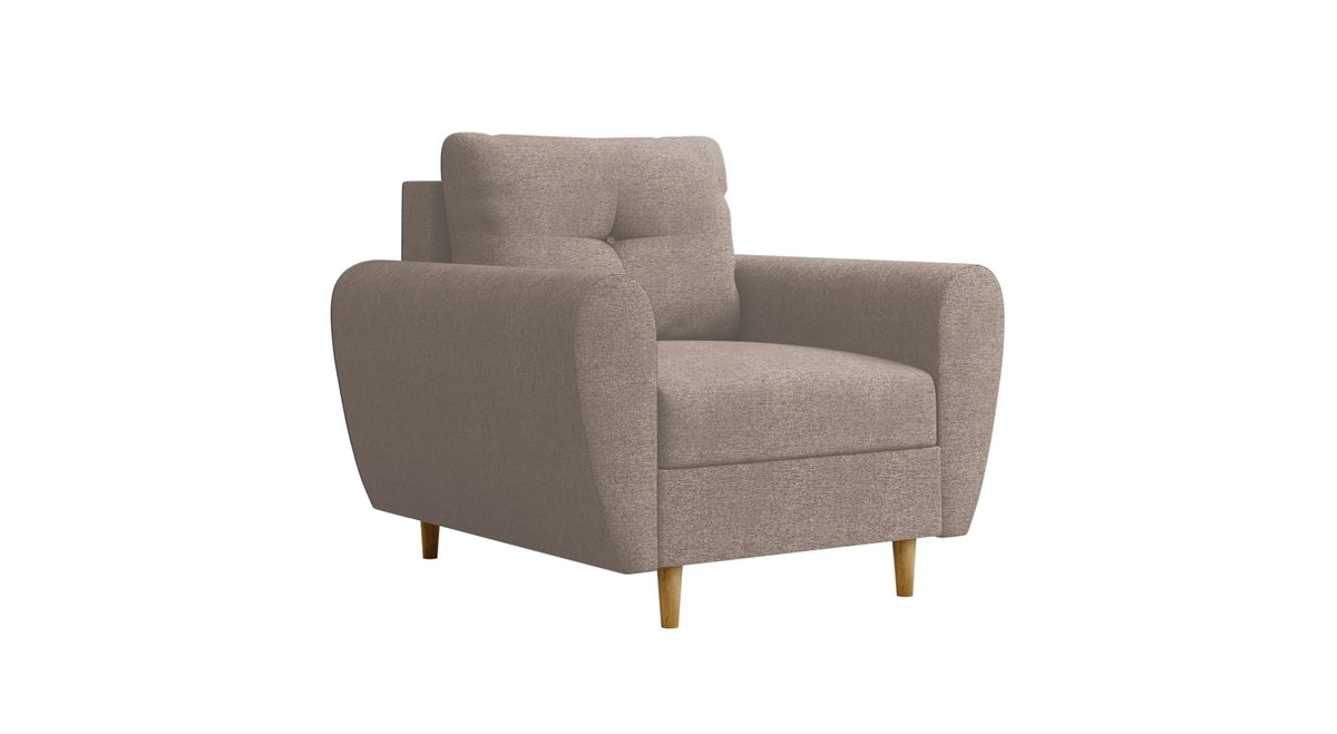 Fauteuil KLARA – Gris clair – studio nuveria