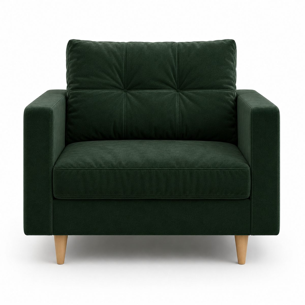 Fauteuil PORTO – Vert bouteille – studio nuveria