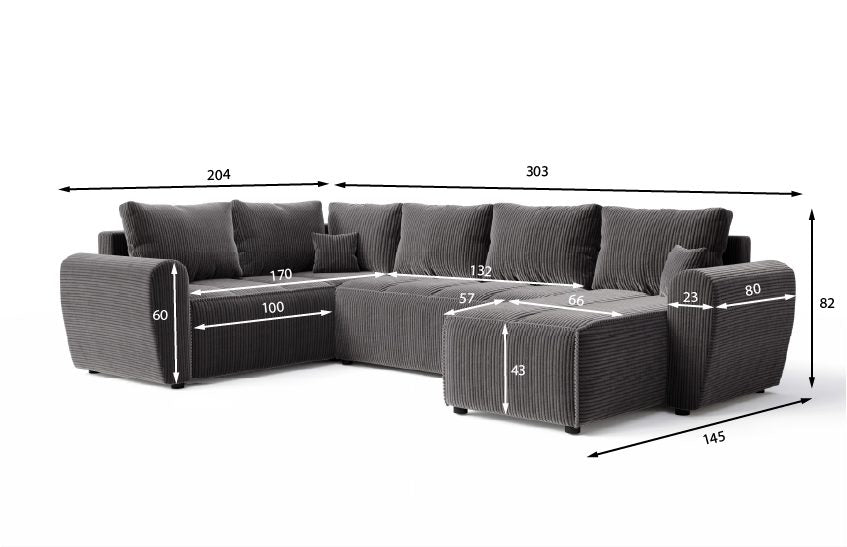 Canapé d'angle RIKO XL – studio nuveria