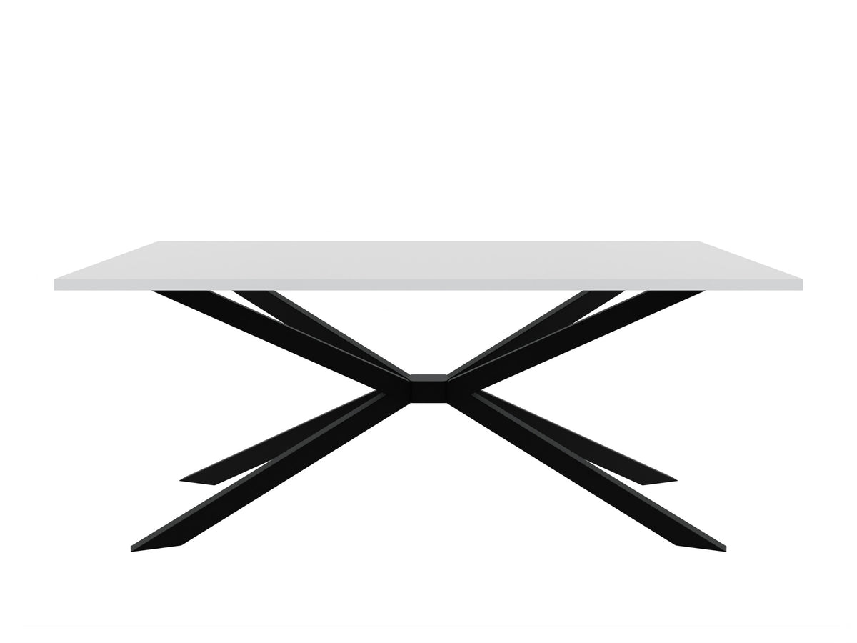 Table à manger RAVELLO 185 × 90 cm – Blanc – studio nuveria