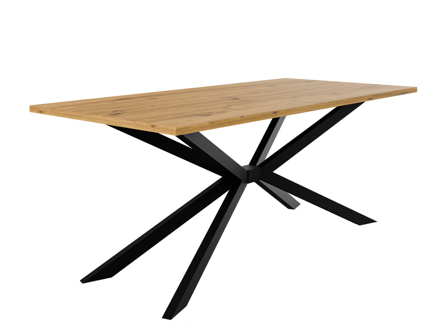 Table à manger RAVELLO 185 × 90 cm – Chêne artisan – studio nuveria