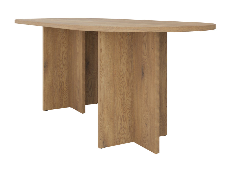 Table ovale ELBA 204 × 90 cm – Chêne Cremona – studio nuveria