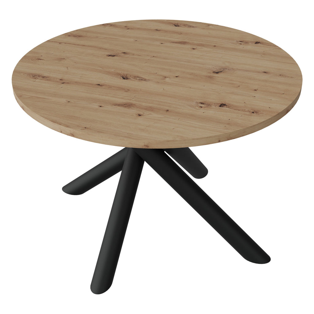 Table ronde AMALFI 110 cm – Chêne artisan – studio nuveria
