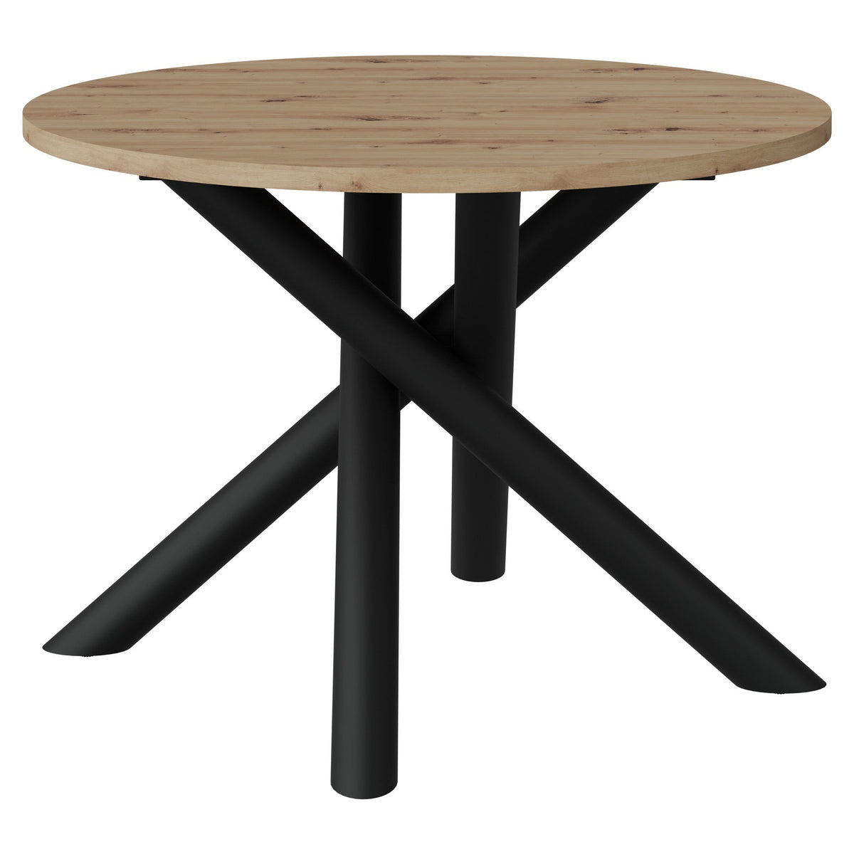Table ronde AMALFI 110 cm – Chêne artisan – studio nuveria