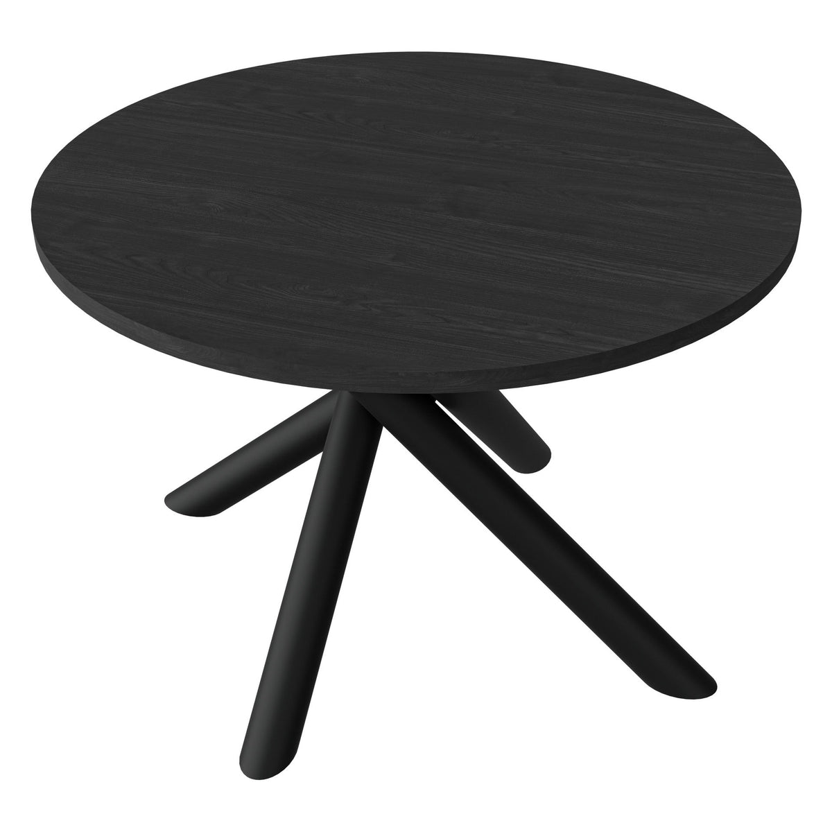 Table ronde AMALFI 110 cm – Frêne noir – studio nuveria